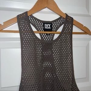 Ivy Park Mesh Racerback Tank XXS